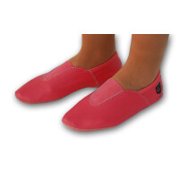 Turnschläppchen mit Gummipads lachsrot Gr. 43