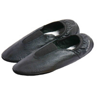 Gymnastikschuhe mit Gummipads schwarz Gr. 25