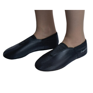 Gymnastikschuhe mit Gummipads schwarz