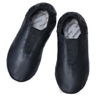 Gymnastikschuhe mit Gummipads schwarz Gr. 26