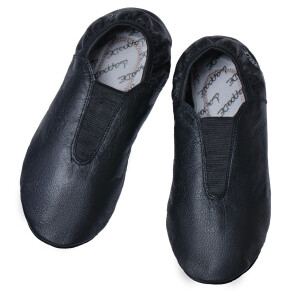 Gymnastikschuhe mit Gummipads schwarz Gr. 38