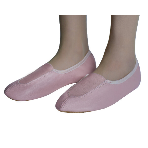 Voltigierschuhe Gymnastikschuhe mit Gummisohle rosa Gr. 38