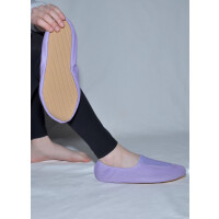 Voltigierschuhe Gymnastikschuhe mit Gummisohle lila Gr. 40