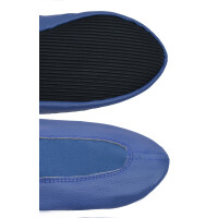 Voltigierschuhe Gymnastikschuhe mit Gummisohle  jeansblau Gr. 38