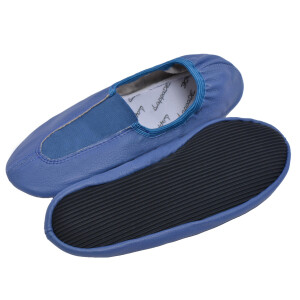 Voltigierschuhe Gymnastikschuhe mit Gummisohle  jeansblau Gr. 39