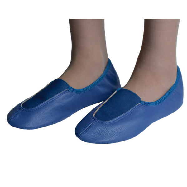Voltigierschuhe Gymnastikschuhe mit Gummisohle  jeansblau Gr. 44