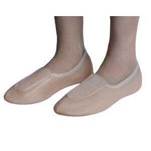 Voltigierschuhe Gymnastikschuhe mit Gummisohle beige Gr. 42