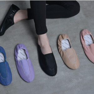 Voltigierschuhe Gymnastikschuhe mit Gummisohle beige Gr. 42