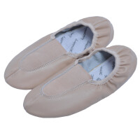 Voltigierschuhe Gymnastikschuhe mit Gummisohle beige Gr. 42