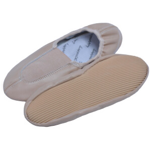 Voltigierschuhe Gymnastikschuhe mit Gummisohle beige Gr. 44