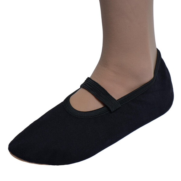 Trampolin Gymnastikschuhe mit Gummisohle schwarz Gr. 46