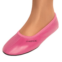 Ballerinas mit Ledersohle pink Gr. 22
