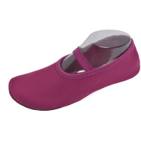 Trampolin Gymnastikschuhe mit Gummisohle bordoro Gr. 41