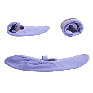 Trampolin Gymnastikschuhe mit Gummisohle lila Gr. 39