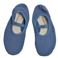 Trampolin Gymnastikschuhe mit Gummisohle jeansblau Gr. 39