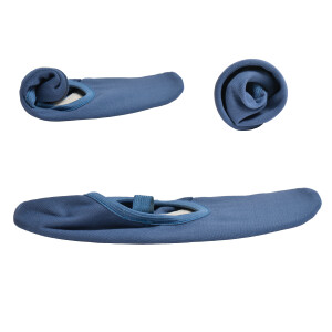 Trampolin Gymnastikschuhe mit Gummisohle jeansblau Gr. 40