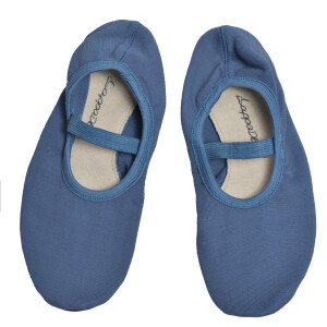 Trampolin Gymnastikschuhe mit Gummisohle jeansblau Gr. 46