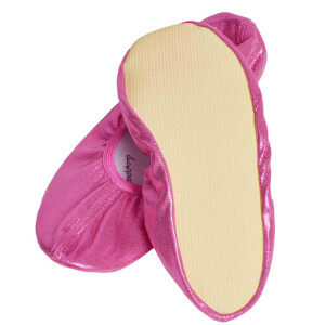 Gymnastikschuhe mit Gummisohle Glitzer pink Gr. 36