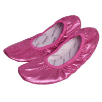 Gymnastikschuhe mit Gummisohle Glitzer pink Gr. 36