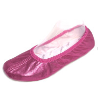Gymnastikschuhe mit Gummisohle Glitzer pink Gr. 36
