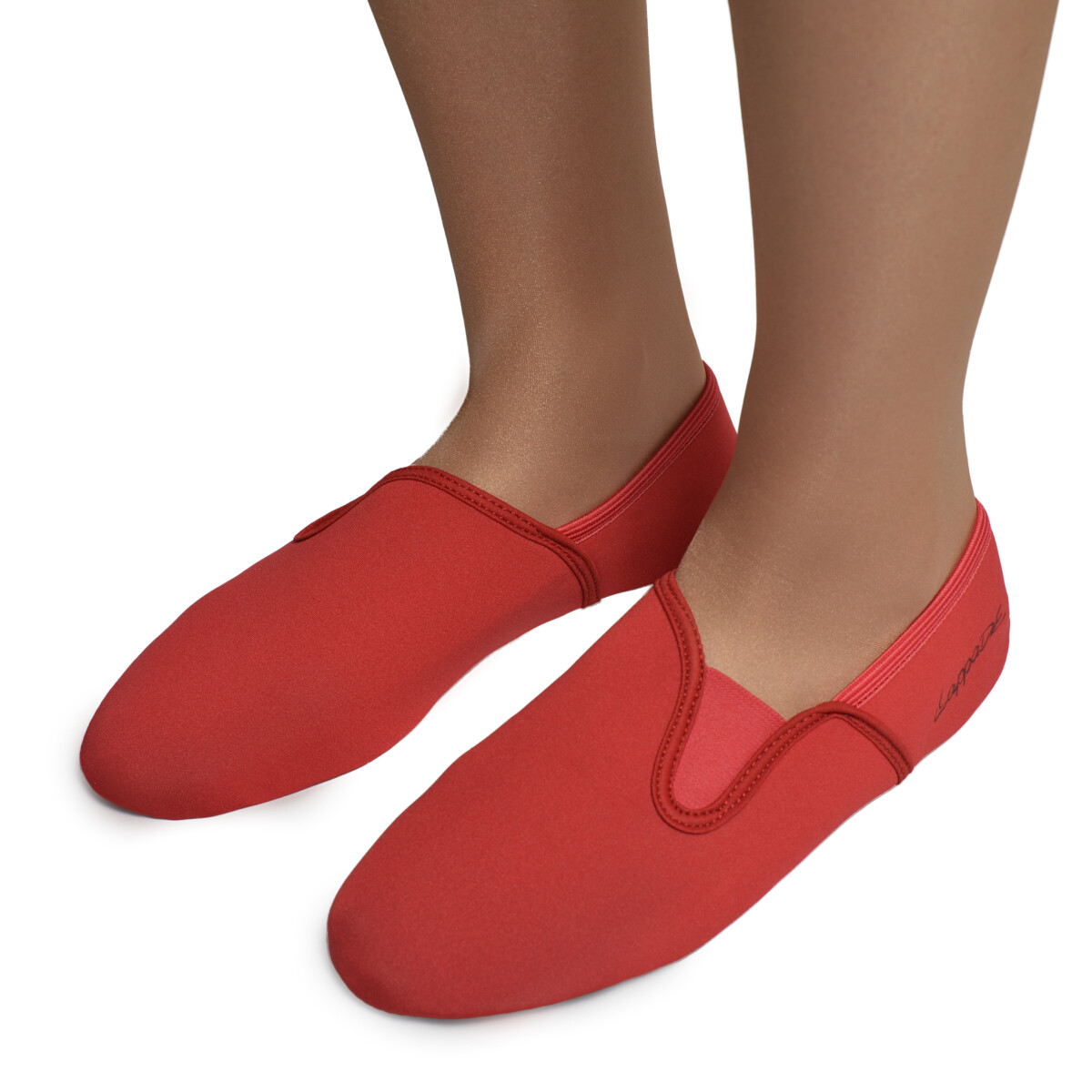 Neoprenschuhe  Gymnastikschuhe mit Gummisohle rot Gr. 23