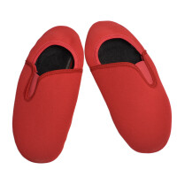 Neoprenschuhe  Gymnastikschuhe mit Gummisohle rot Gr. 23
