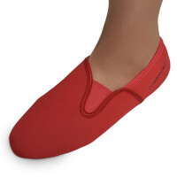 Neoprenschuhe  Gymnastikschuhe mit Gummisohle rot Gr. 23