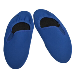 Neopren Gymnastikschuhe mit Gummisohle blau Gr. 35