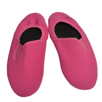 Neopren Gymnastikschuhe mit Gummisohle pink Gr. 24