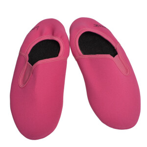 Neopren Gymnastikschuhe mit Gummisohle pink Gr. 27