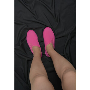 Neopren Gymnastikschuhe mit Gummisohle pink Gr. 44