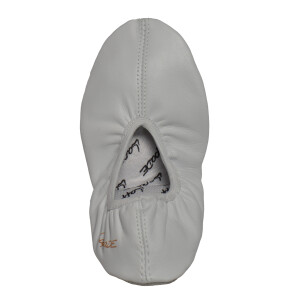 Gymnastikschuhe mit Gummisohle weiß Gr. 25