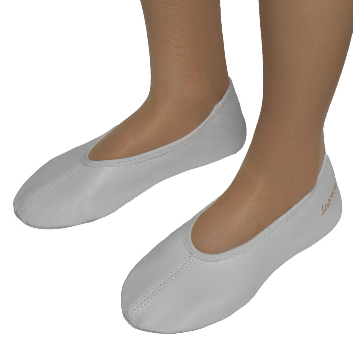 Gymnastikschuhe mit Gummisohle weiß Gr. 46