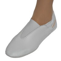 Gymnastikschuhe mit Gummipads weiß Gr. 28