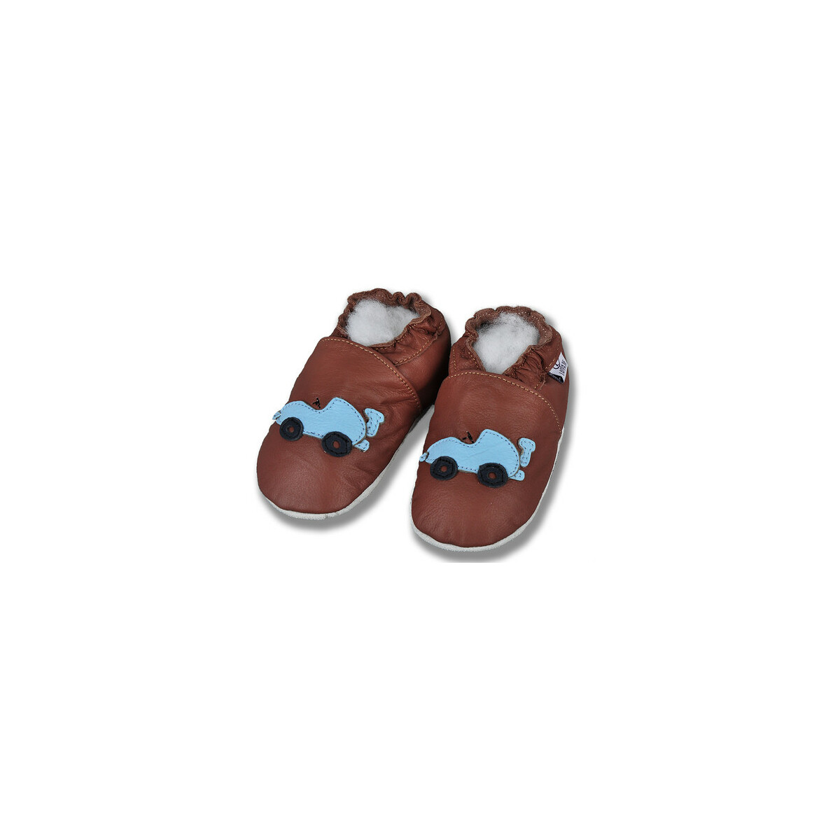 Krabbelschuhe Rennauto Gr 19-20 M 6-12 Monate