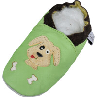 Hausschuhe Rex-grün Gr 19-20 M 6-12 Monate