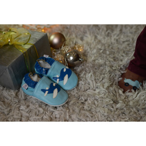 Kindergartenschuhe Flugzeug Gr 17-19 S 0-6 Monate