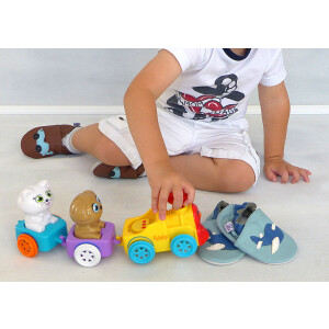 Kindergartenschuhe Flugzeug Gr 17-19 S 0-6 Monate