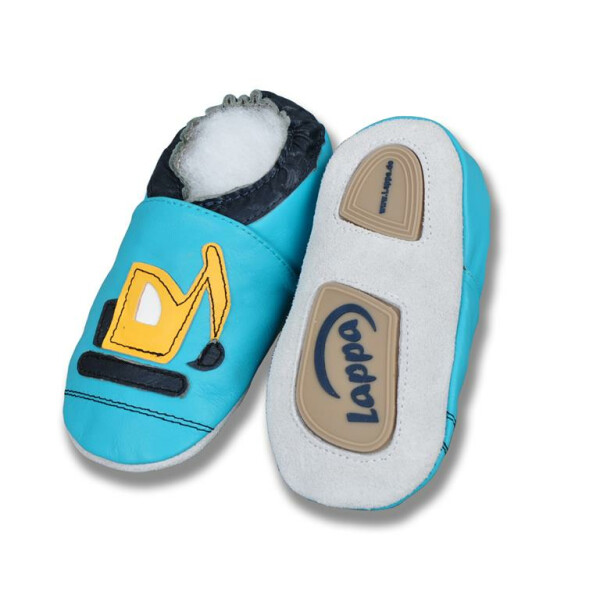 Krabbelpuschen Bagger-LKW Gr 19-20 M 6-12 Monate