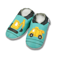 Krabbelpuschen Bagger-LKW Gr 19-20 M 6-12 Monate