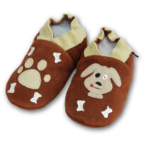 Puschen Rex beige Wildleder Gr 21-22 L 12-18 Monate