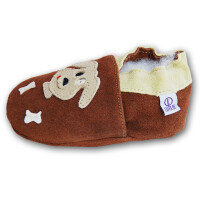 Puschen Rex beige Wildleder Gr 21-22 L 12-18 Monate