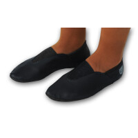 Gymnastikschuhe mit Gummipads schwarz