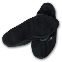 Schläppchen, Gymnastikschuhe, Ballerina mit Ledersohle schwarz Gr. 33