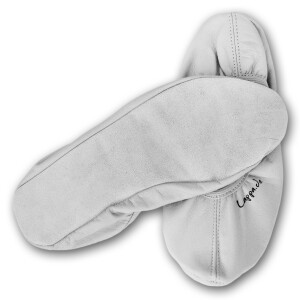 Ballerinas mit Ledersohle weiss Gr. 30