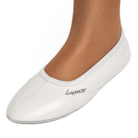 Ballerinas mit Ledersohle weiss Gr. 36