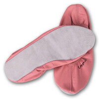 Gymnastikschuhe mit Ledersohle rosa Gr. 33