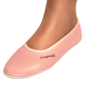 Gymnastikschuhe mit Ledersohle rosa Gr. 36