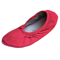 Ballerinas mit Ledersohle pink Gr. 33