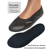 Gymnastikschuhe mit Gummisohle schwarz